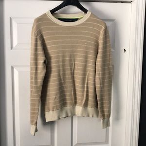 Tan Tommy Hilfiger ribbed sweater